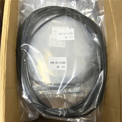 568-33-11430 568331430 Bộ máy xúc xi lanh thủy lực Oring màu đen NBR