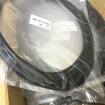 568-33-11430 568331430 Bộ máy xúc xi lanh thủy lực Oring màu đen NBR