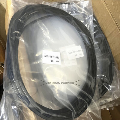 568-33-11430 568331430 Bộ máy xúc xi lanh thủy lực Oring màu đen NBR