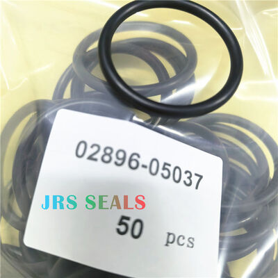02896-05037 0289605037 Máy xúc xi lanh thủy lực Nâng Bộ đệm lái Tift NBR Black Oring Seal